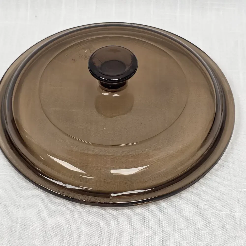 Pyrex P81C Amber Glass Replacement Lid 5.5
